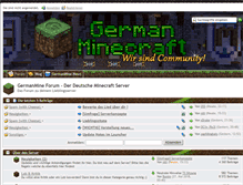 Tablet Screenshot of forum.german-mine.net